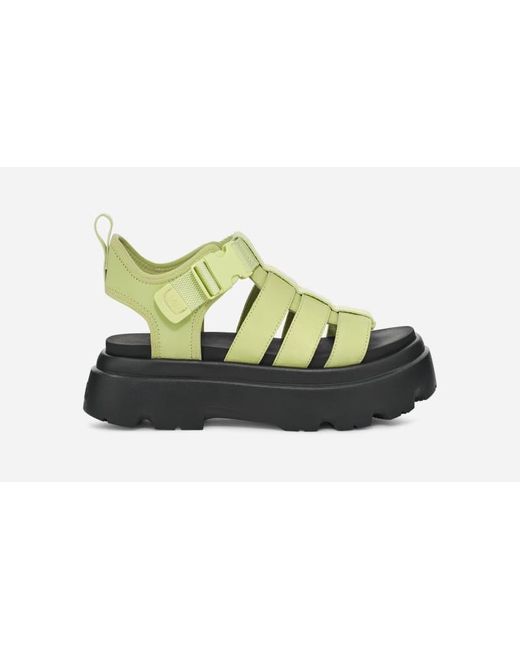 Ugg Black ® Cora Nubuck/textile/recycled Materials Sandals