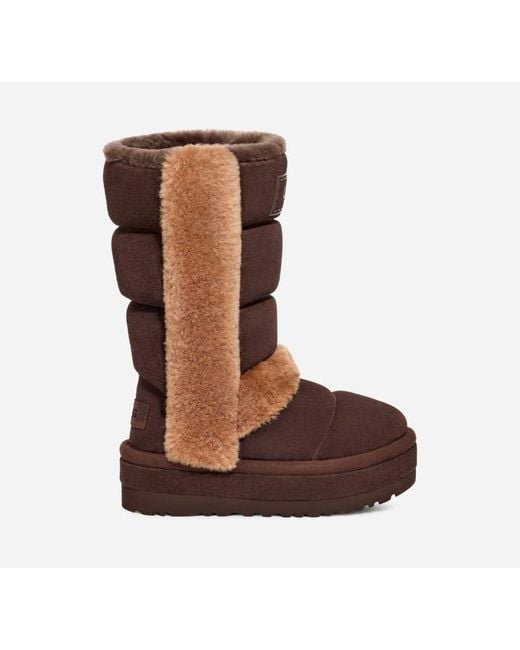 Botte Tall Classic Chillapeak in Brown, Taille 39, Cuir Ugg