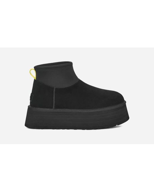 Ugg Black Classic Mini Dipper Puffer Boot Für Damen