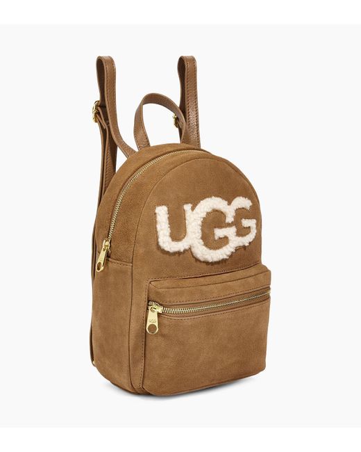 UGG Dannie Mini Backpack Sheepskin in Brown | Lyst