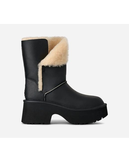 Ugg Black Classic Esmee Leather Boot