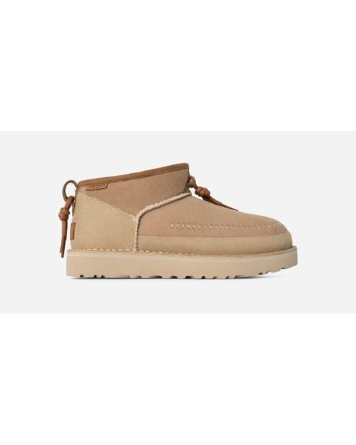 Ugg Black Ultra Mini Crafted Regenerate Sheepskin Classic Boots