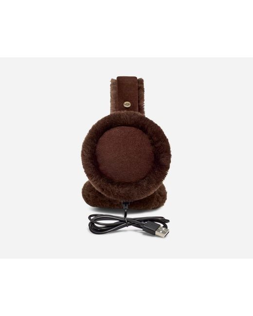W Sheepskin Bluetooth Earmuff in Brown, Taille O/S, Shearling Ugg en coloris Black