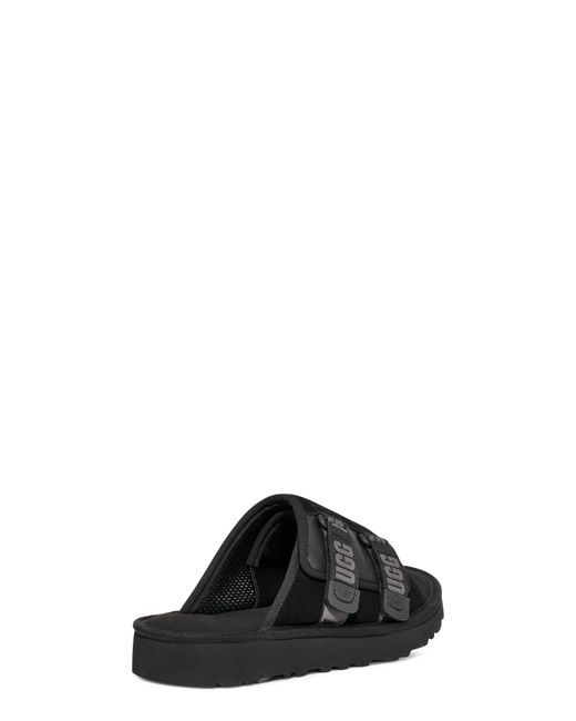 Ugg Black ® Goldencoast Strap Slide Suede Sandals for men