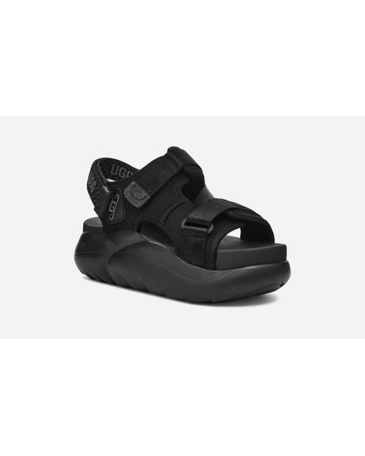 Ugg Black ® LA Alto Cross Strap Sandale
