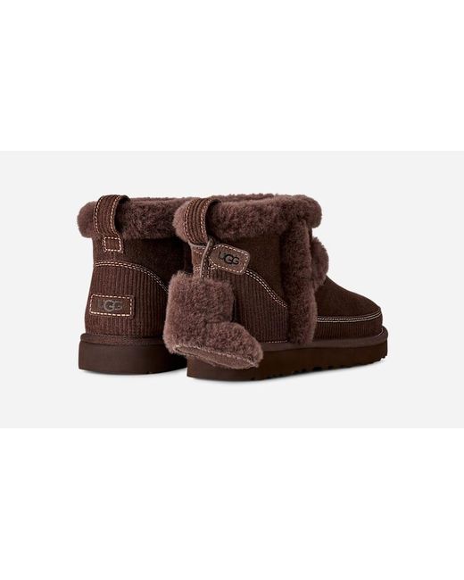 Botte Classic Mini Heritage Ugg en coloris Brown