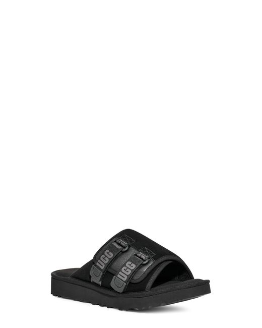 Ugg Black ® Goldencoast Strap Slide Suede Sandals for men