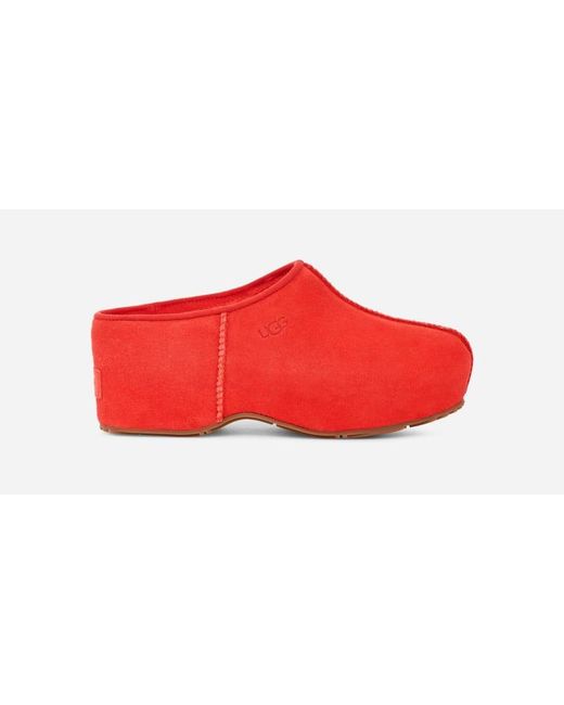 Ugg Red ® Cottage Clog Suede Clogs|shoes