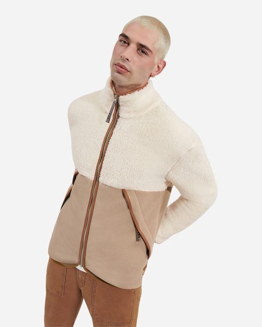 Ugg Natural ® Ledger ®fluff Jacket Faux Fur/fleece for men