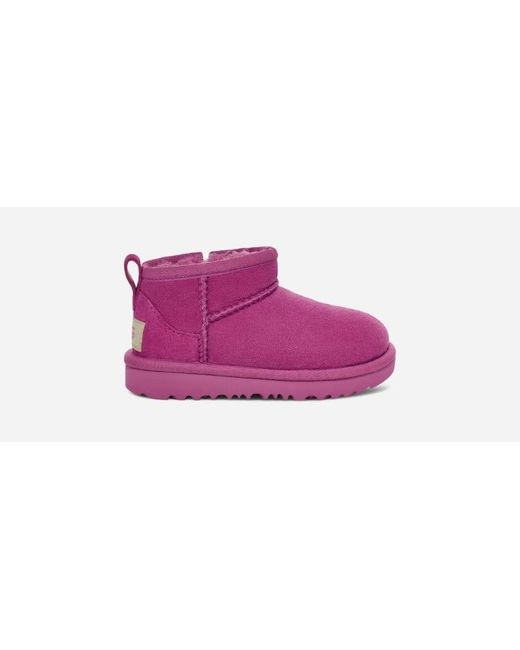 Ugg Purple ® Toddlers' Classic Ultra Mini Sheepskin Classic Boots