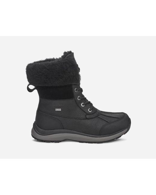 Ugg Black ® Adirondack Iii Boot Leather/suede/waterproof Cold Weather Boots