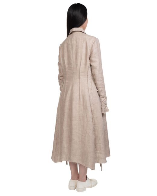 A Tentative Atelier Tailored Floral Coat in Natural | Lyst