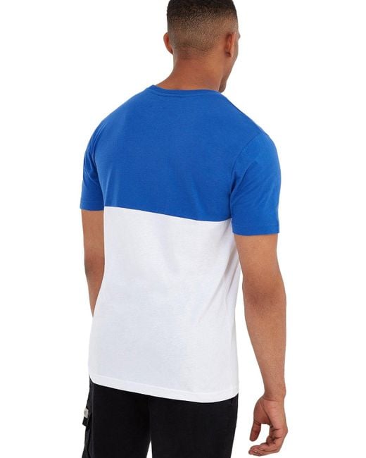 Nicce London Denim Panel T-shirt in 
