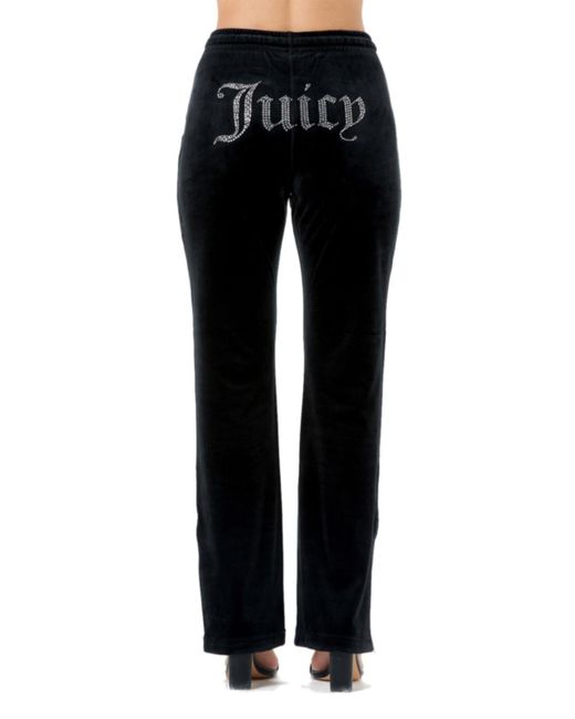 juicy couture tina velour track pants