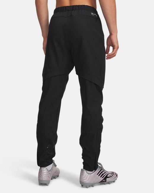 Under Armour Black Challenger Elite Storm Pants Chrome for men