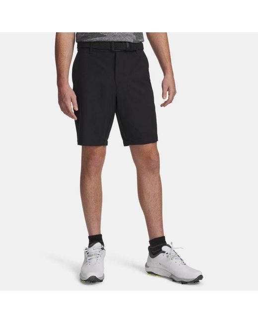 Under Armour Black Drive Tapered Shorts Halo for men
