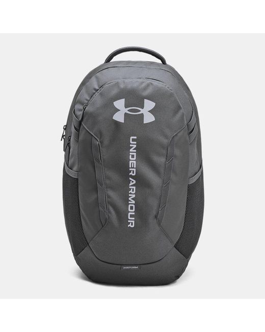 Under Armour Gray Hustle 6.0 Backpack Castlerock Steel