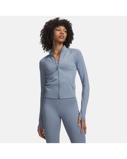 Under Armour Blue Vanish Elite Full Zip Wind Metallic
