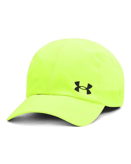 Under Armour Green Iso-chill Launch Run Adjustable Hat, for men
