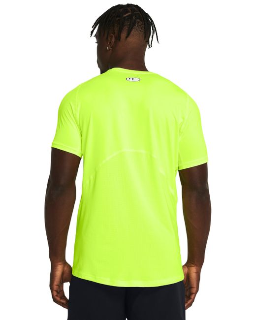 Camiseta de manga corta heatgear® fitted Under Armour de hombre de color Green