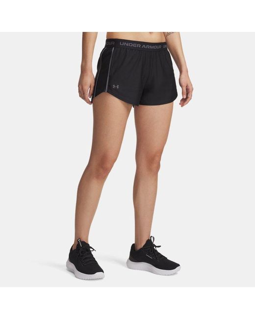 Pantalón Corto Tech Play Up Para Mujer Castlerock Under Armour de color Blue