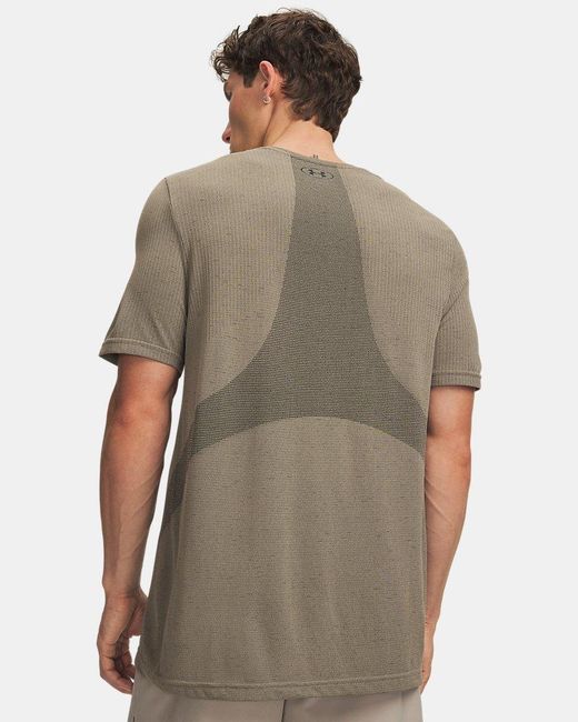 Under Armour Gray Vanish Seamless Short Sleeve Timberwolf Taupe Ultimate for men
