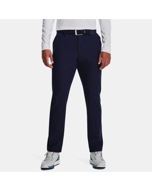 Under Armour Coldgear Infrared Hosen, Konische Passform Für Herren Midnight Blaue Marine Halo Grau in Blue für Herren