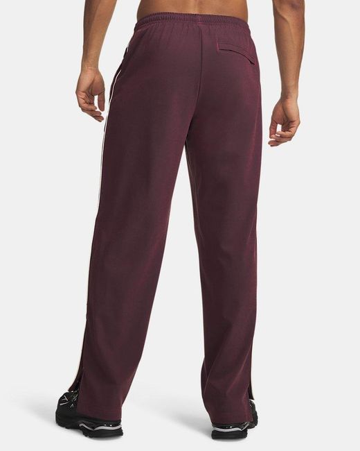 Under Armour Red Terrace Woven Pants Claret Ultimate Ultimate for men