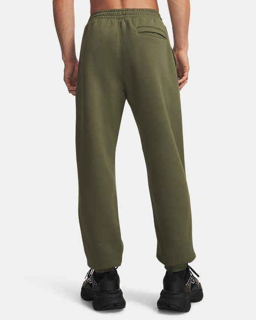 Under Armour Green Rival Fleece Joggers Marine Od for men