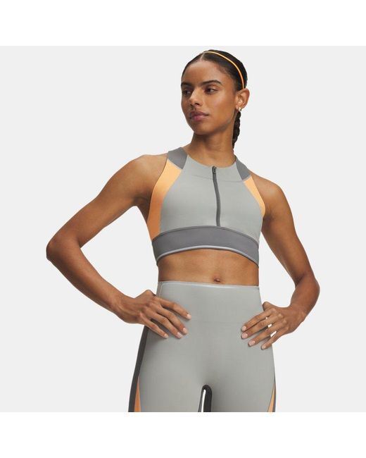 Under Armour Green Halo Colorblock Tank Clay Titanium Reflective
