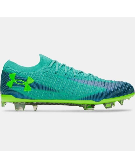 Under Armour Green Shadow Elite 3 Fg Soccer Cleats Mode Hyper Metallic for men