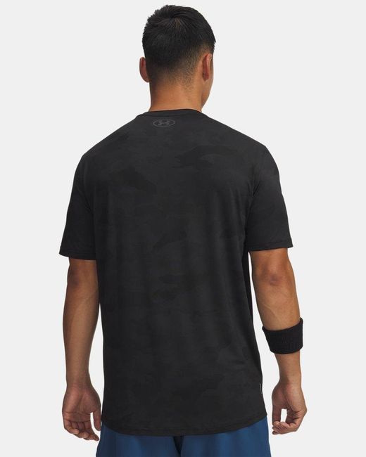 Under Armour Black Ua Vanish Energy Printed Short Sleeve for men