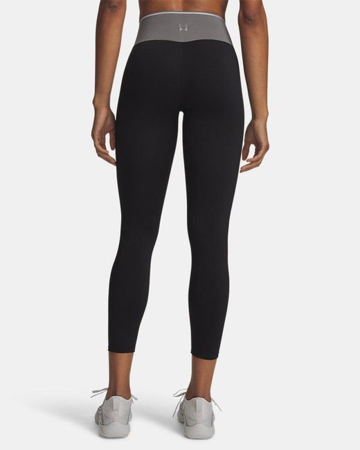Under Armour Gray Halo Colorblock Leggings Ultimate Clay Reflective