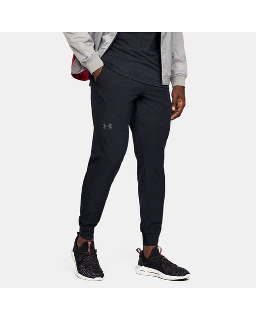 Under Armour Black Ua Unstoppable joggers for men