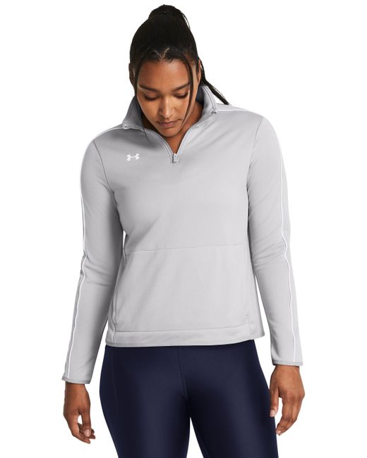Under Armour Gray Ua Command Warm Up 1⁄4 Zip