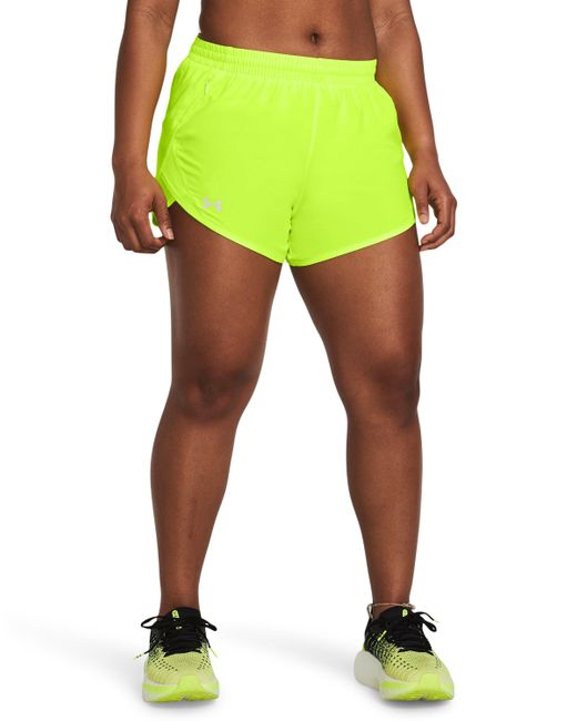 Under Armour Damesshorts Fly-by 8 Cm in het Green