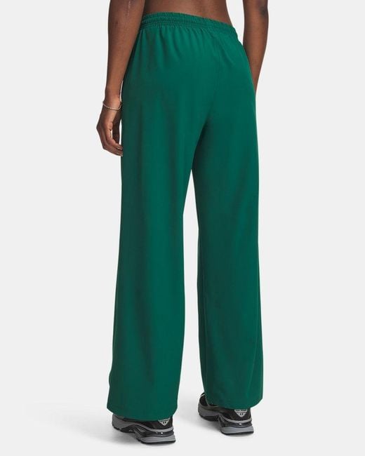 Under Armour Green Rival Woven Pants Campus Ivy