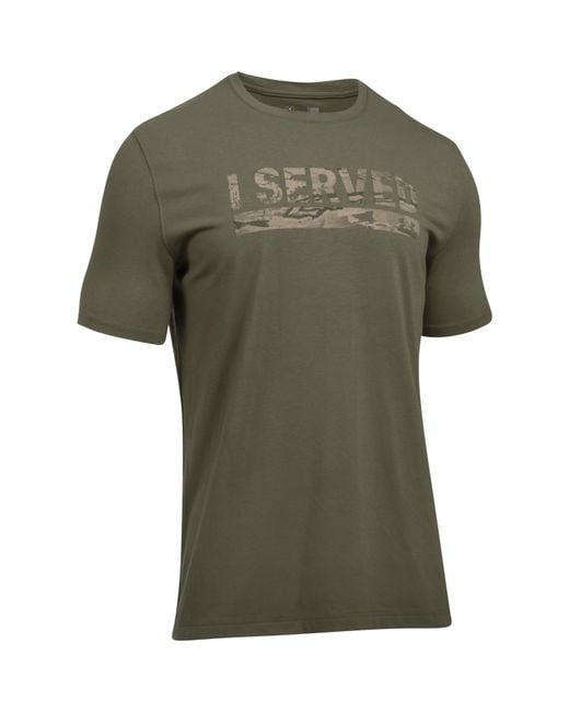 Under Armour Men's Ua Freedom I Served T-shirt in Green for Men