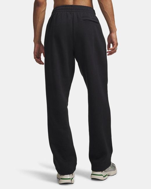 Under Armour Black Ua Icon Fleece Pants for men