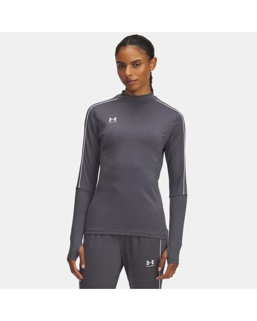 Under Armour Gray Challenger Baselayer Top