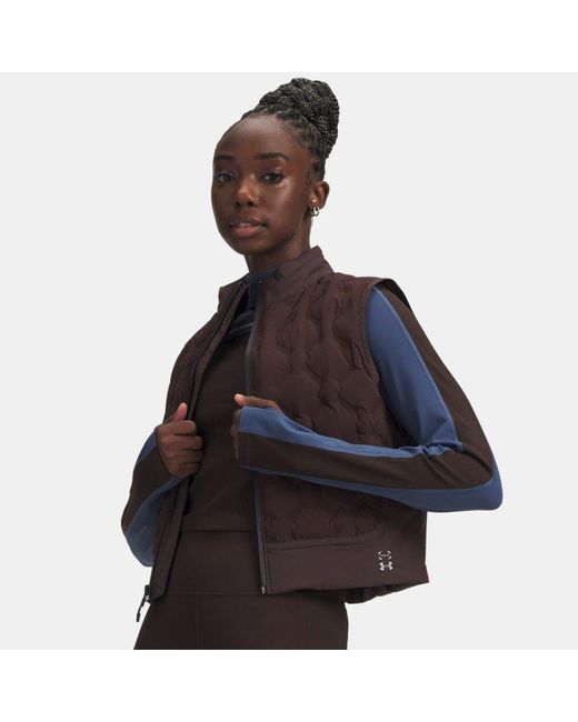 Under Armour Black Halo Cold Weather Vest Kona Reflective