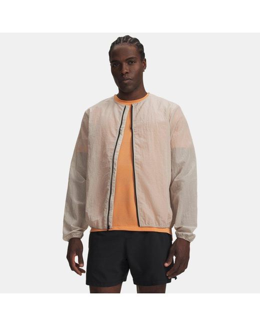 Under Armour Natural Halo Run Jacket Highland Buff Reflective for men