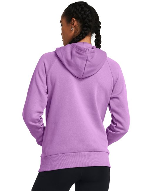 Under Armour Purple Rival + fleece hoodie