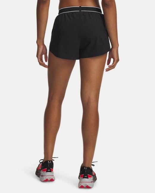 Short 5 Cm Halo Run Pour Femme Réfléchissant Under Armour en coloris Black