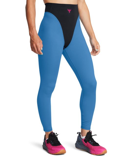 Leggings project rock let's go grind ankle di Under Armour in Blue