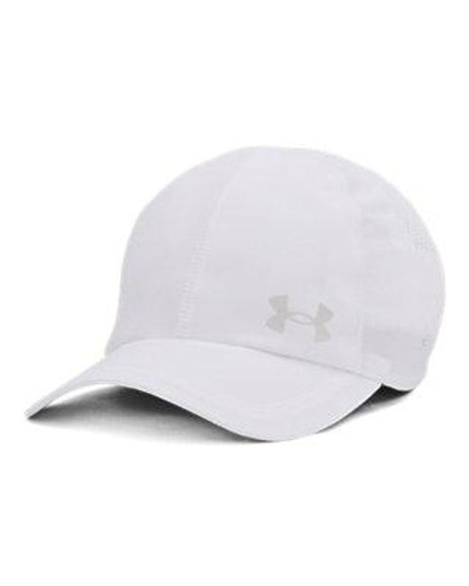 Under Armour White Velociti Low Adjustable Cap Reflective for men