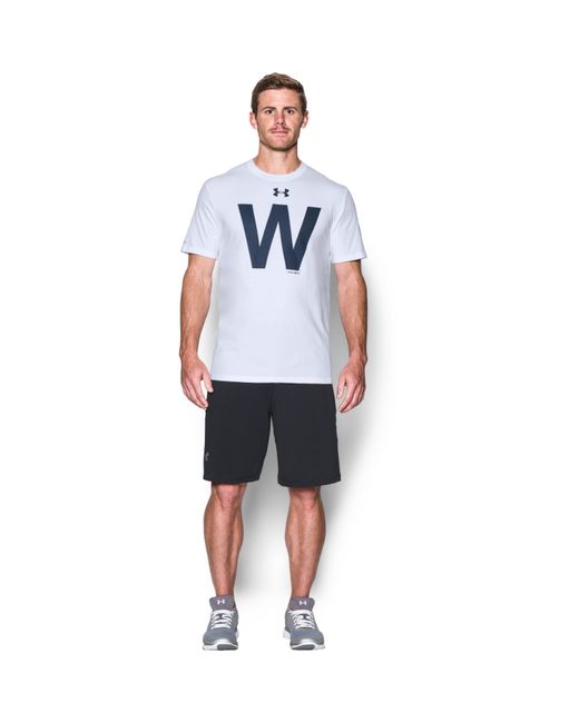 Under Armour White Men's Chicago Cubs W T-shirt for men