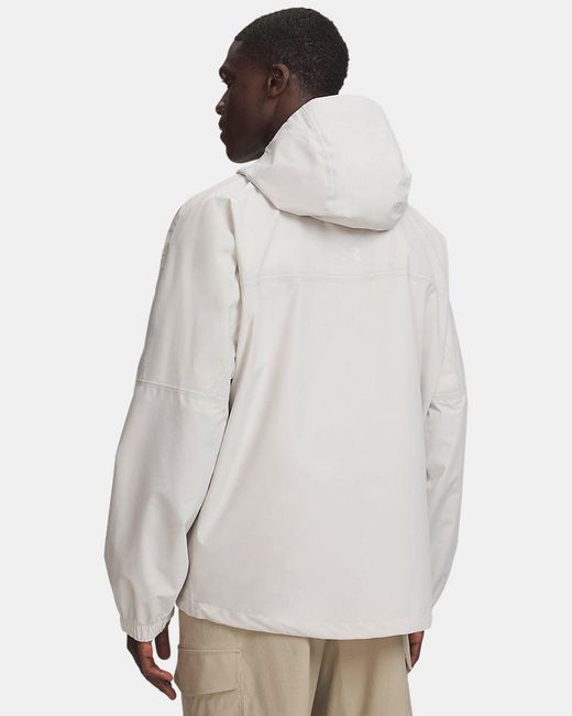 Under Armour Gray Cloudstrike Anorak Jacket Summit Reflective for men