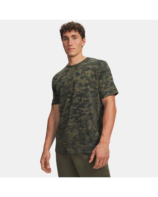 Under Armour Green Abc Camo T-shirt for men
