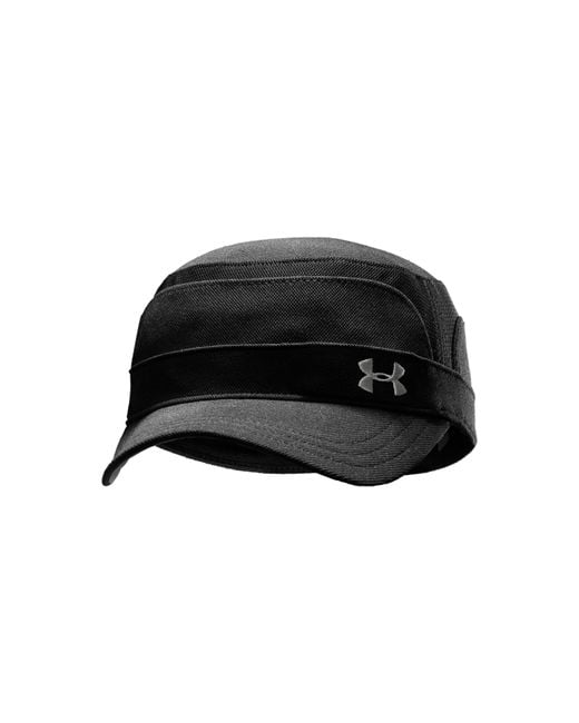 Under Armour Black Men's Ua Stretch Military Cap for men